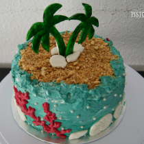 Pistoria Beach Cake